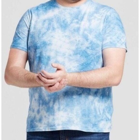 New Mossimo Supply Co. Men's T-shirt - Short Sleeve, Good Day Blue, 2XB - Picture 2 of 6